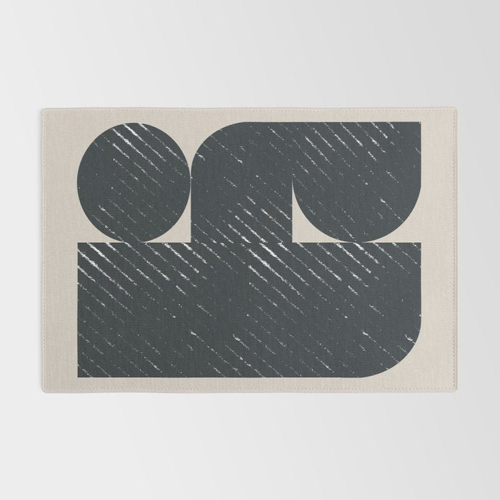 Mid Century Modern Geometric Shape  Rug Gallery Image 2