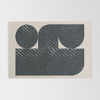 Mid Century Modern Geometric Shape  Rug Gallery Image 2