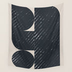 Mid Century Modern Geometric Shape  Wall Tapestry Gallery Image 4