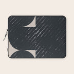 Mid Century Modern Geometric Shape  Laptop Sleeve Gallery Image 1