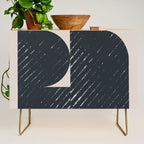 Mid Century Modern Geometric Shape  Credenza Gallery Image 1