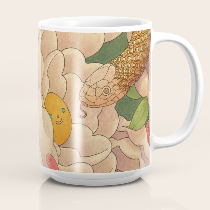 Happy Floral Coffee Mug Gallery Image 2