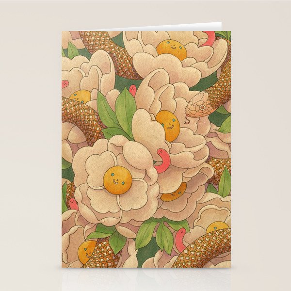 Happy Floral Stationery Card Gallery Image 2