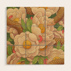 Happy Floral Wood Wall Art Gallery Image 1