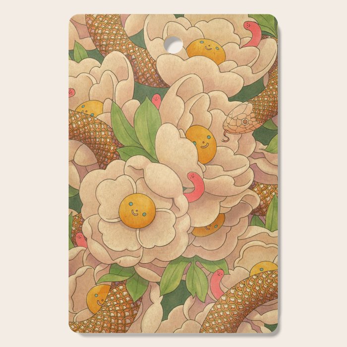 Happy Floral Cutting Board Gallery Image 1