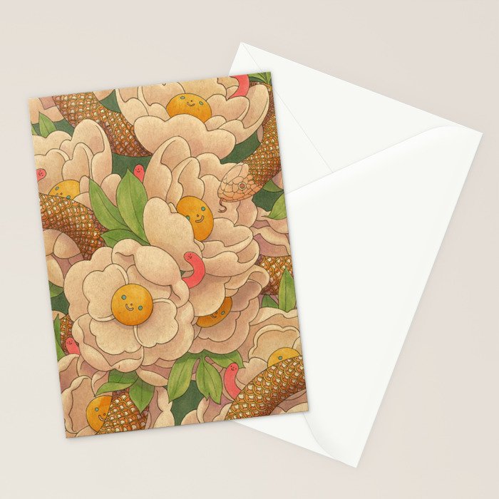 Happy Floral Stationery Card Gallery Image 2