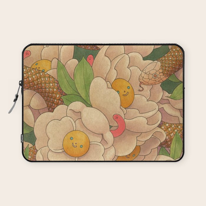 Happy Floral Laptop Sleeve Gallery Image 1