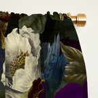 Dutch Vintage Midnight Flower Garden  Window Curtain Gallery Image 2