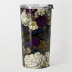 Dutch Vintage Midnight Flower Garden  Travel Mug Gallery Image 2
