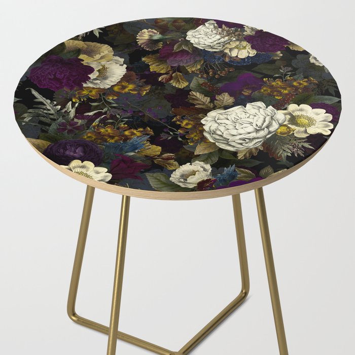 Dutch Vintage Midnight Flower Garden  Side Table Gallery Image 2