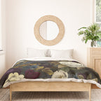 Dutch Vintage Midnight Flower Garden  Duvet Cover Gallery Image 3