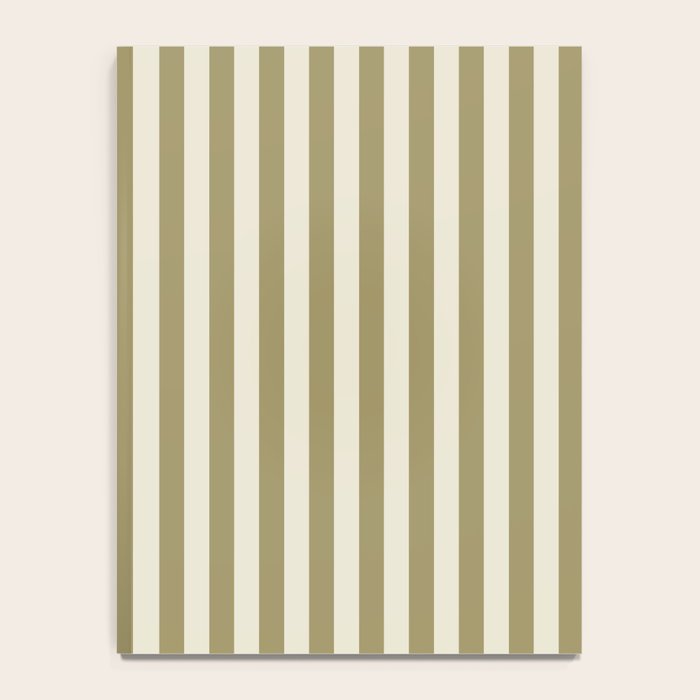 Olive Green Stripes Notebook Gallery Image 4