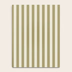 Olive Green Stripes Notebook Gallery Image 4