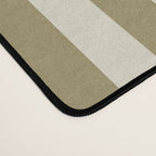 Olive Green Stripes Desk Mat Gallery Image 4