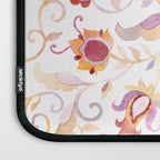 Exotic Oriental Chintz Peach Pink Floral Pattern Laptop Sleeve Gallery Image 3