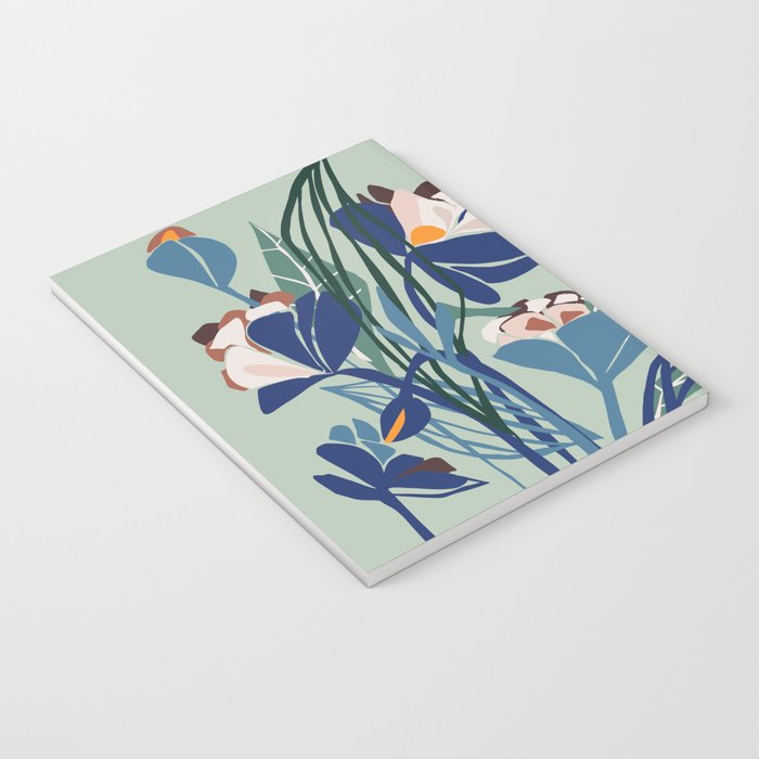 Beauty outside - mint floral Notebook Gallery Image 3