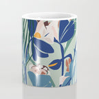 Beauty outside - mint floral Coffee Mug Gallery Image 4