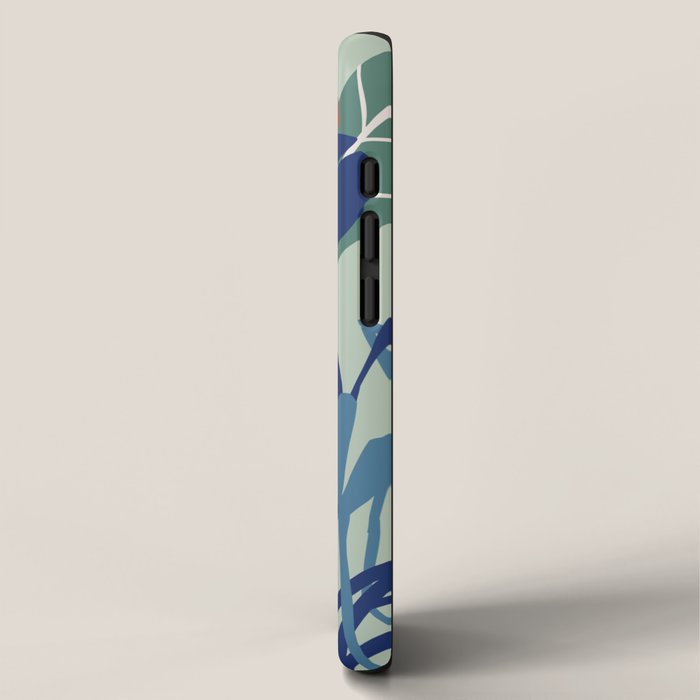 Beauty outside - mint floral iPhone Case Gallery Image 2