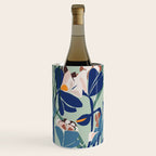 Beauty outside - mint floral Wine Chiller Gallery Image 1