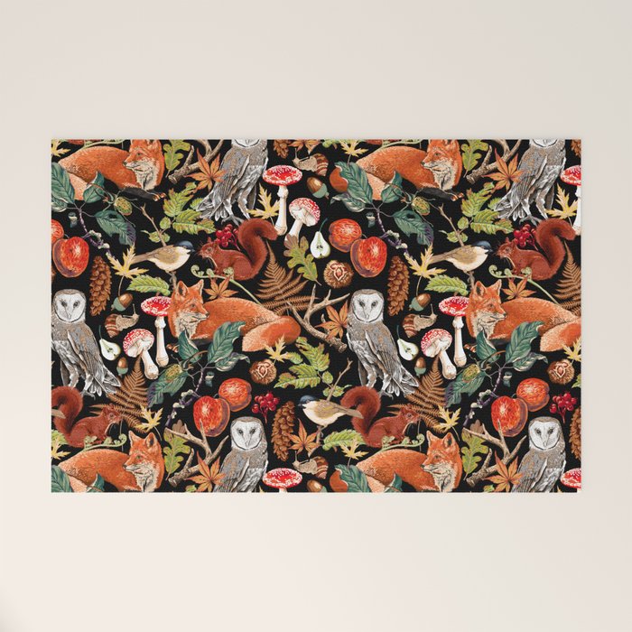 AUTUMN WOODLAND Welcome Mat Gallery Image 1