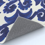 Talavera mexican tile traditional blue ceramic mosaic Rug Gallery Image 4