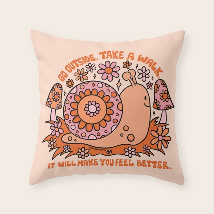 Go Outside Throw Pillow Gallery Image 6