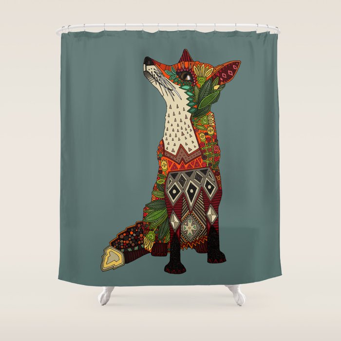 fox love Shower Curtain Gallery Image 1