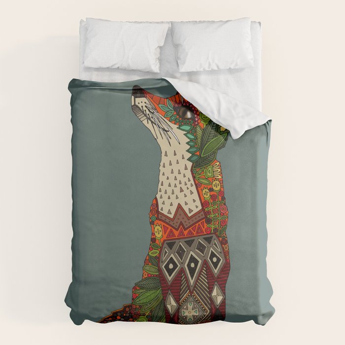 fox love Duvet Cover Gallery Image 1