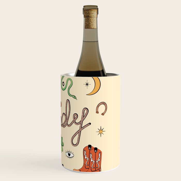 Howdy - Lucky Western Charms Wine Chiller Gallery Image 3