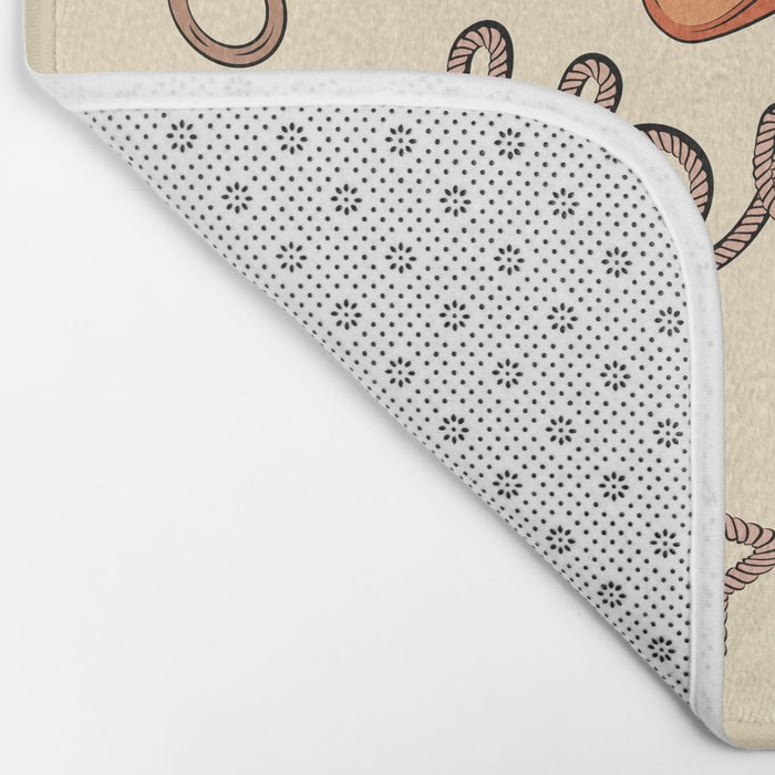 Howdy - Lucky Western Charms Bath Mat Gallery Image 2