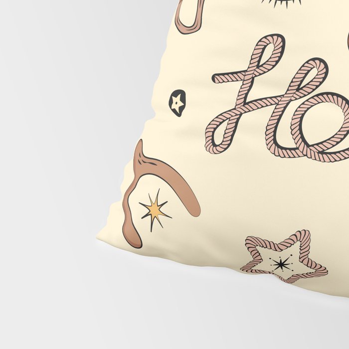 Howdy - Lucky Western Charms Pillow Sham Gallery Image 4