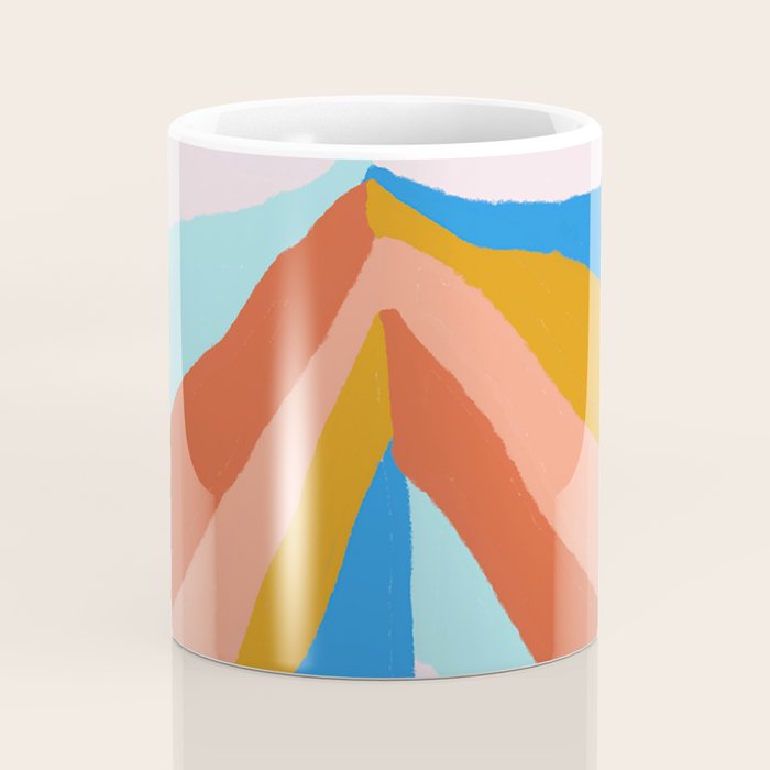 Camryn, rainbow leaf Coffee Mug Gallery Image 4