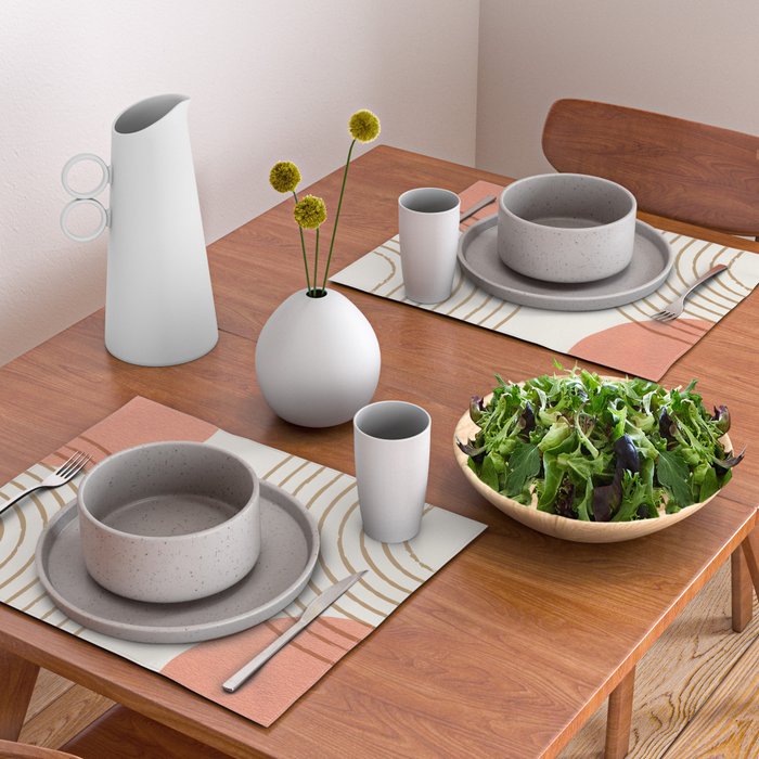 Sun Arch Double - Coral Placemat Gallery Image 2