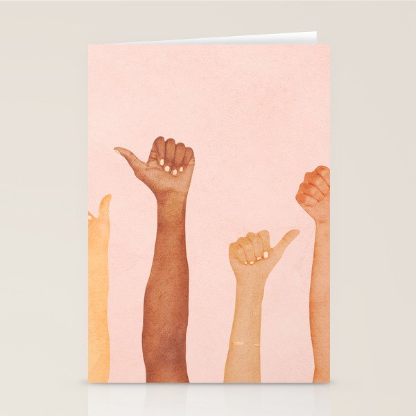 Thumbs Up Stationery Card Gallery Image 2