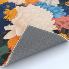Japanese Painting Maximalist Botanical Wall Art Floral Poster Dopamine Decor Flower gift for her Rug Gallery Image 4