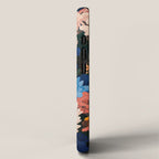 Japanese Painting Maximalist Botanical Wall Art Floral Poster Dopamine Decor Flower gift for her iPhone Case Gallery Image 2
