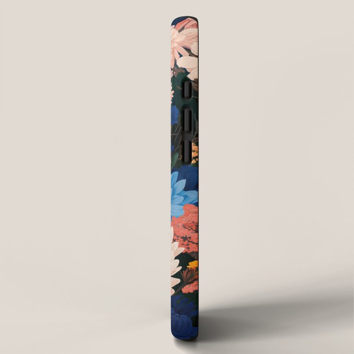 Japanese Painting Maximalist Botanical Wall Art Floral Poster Dopamine Decor Flower gift for her iPhone Case Gallery Image 2