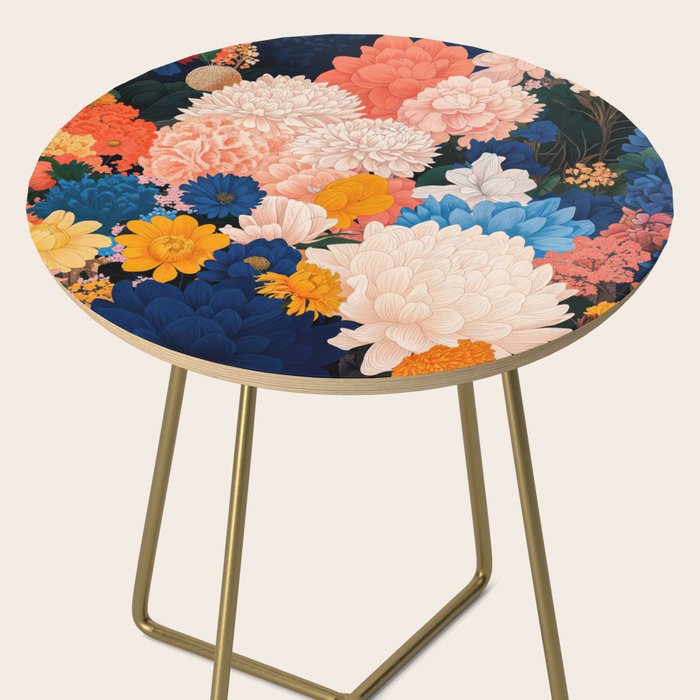 Japanese Painting Maximalist Botanical Wall Art Floral Poster Dopamine Decor Flower gift for her Side Table Gallery Image 2
