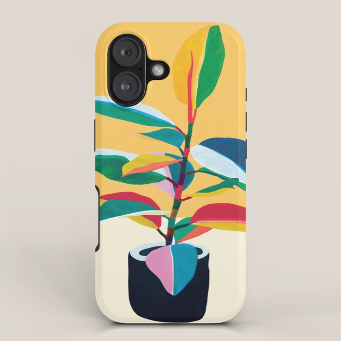 Colorful Ficus 4 iPhone Case Gallery Image 1