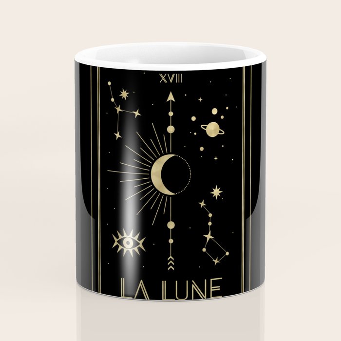 The Moon or La Lune Gold Edition Coffee Mug Gallery Image 4