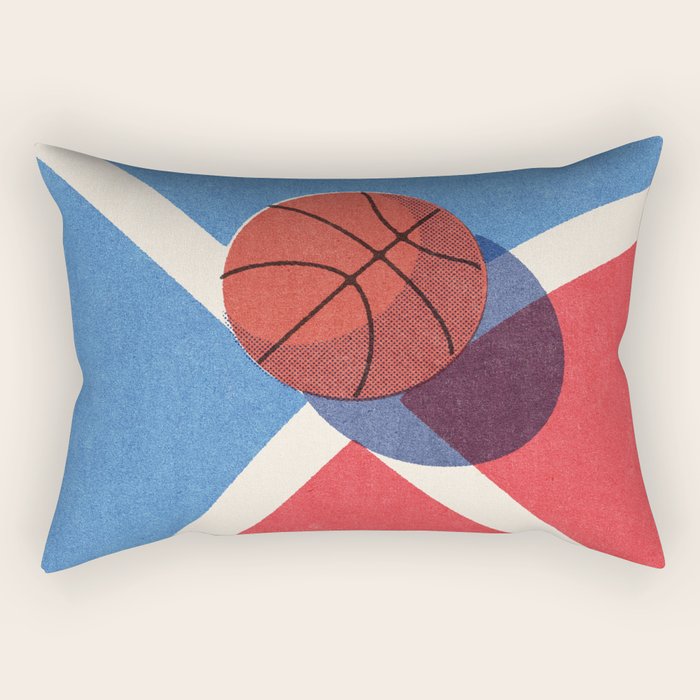 BALLS / Basketball - outdoor II Rectangular Pillow Gallery Image 2
