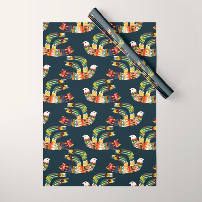 Native Bird Wrapping Paper Gallery Image 1