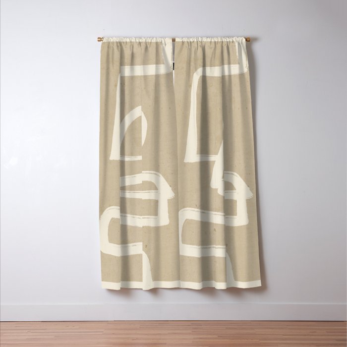 Abstract line art 72 Window Curtain Gallery Image 3