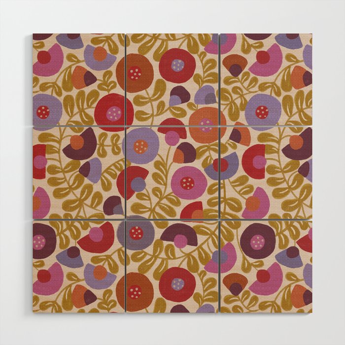 Bohemian Garden Wood Wall Art Gallery Image 1