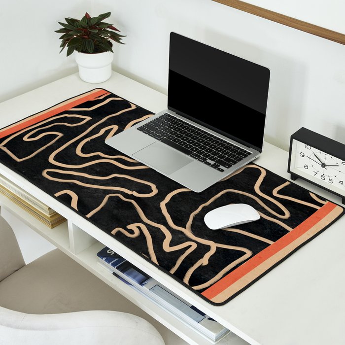 Abstract line art 159 Desk Mat Gallery Image 2