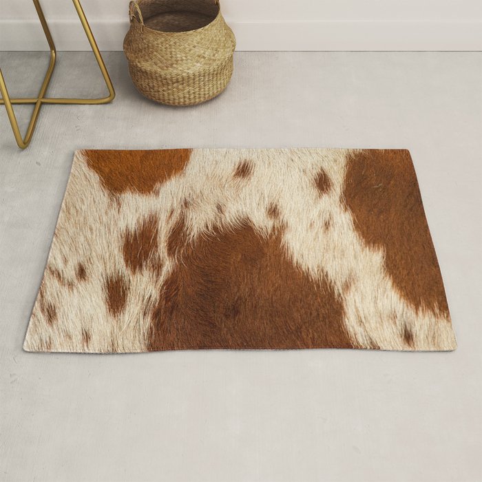 Cowhide Farmhouse Decor Rug Gallery Image 1