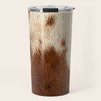 Cowhide Farmhouse Decor Travel Mug Gallery Image 1