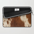 Cowhide Farmhouse Decor Laptop Sleeve Gallery Image 2