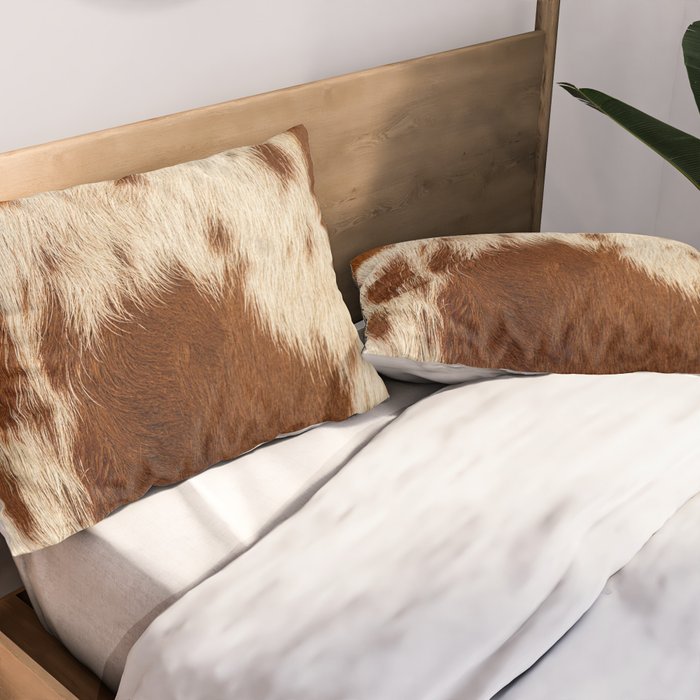 Cowhide Farmhouse Decor Pillow Sham Gallery Image 2