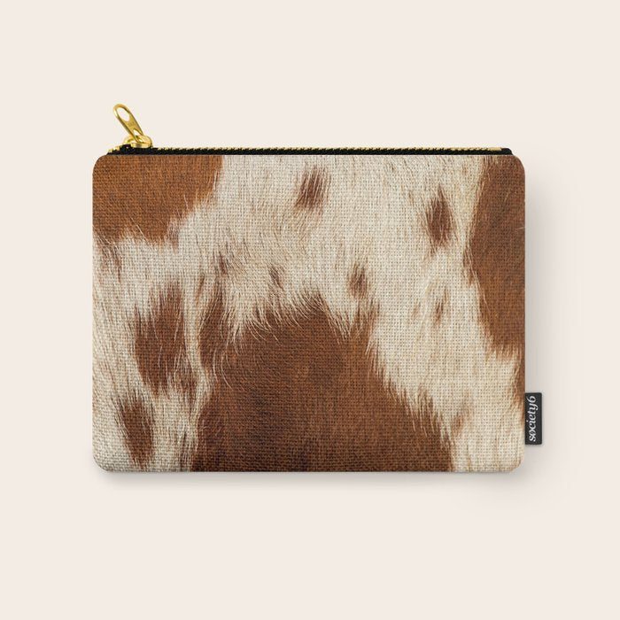 Cowhide Farmhouse Decor Carry All Pouch Gallery Image 1